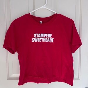 Red Stampede Sweetheart T-Shirt